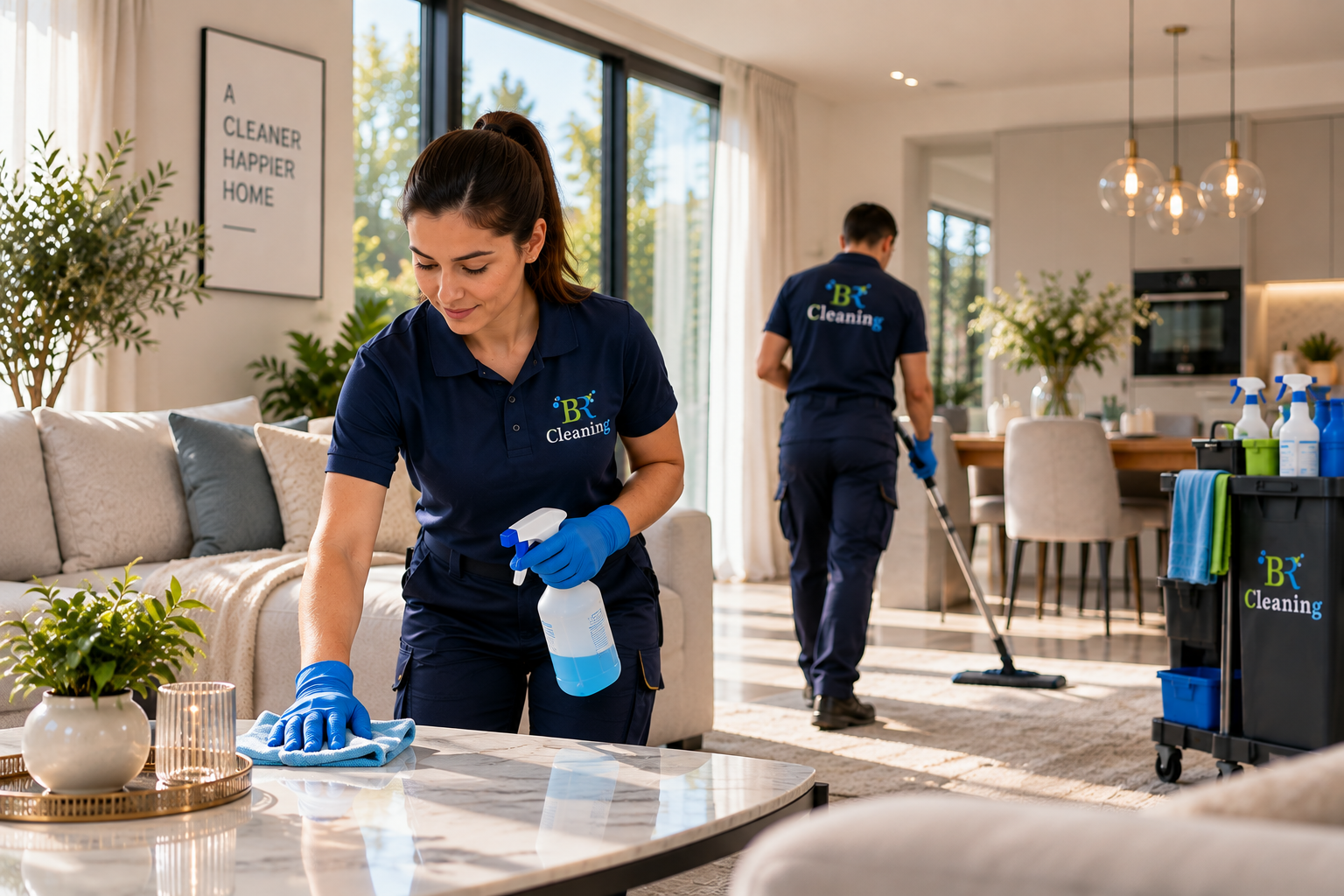 Schoonmaak van woning en appartement in Gent
