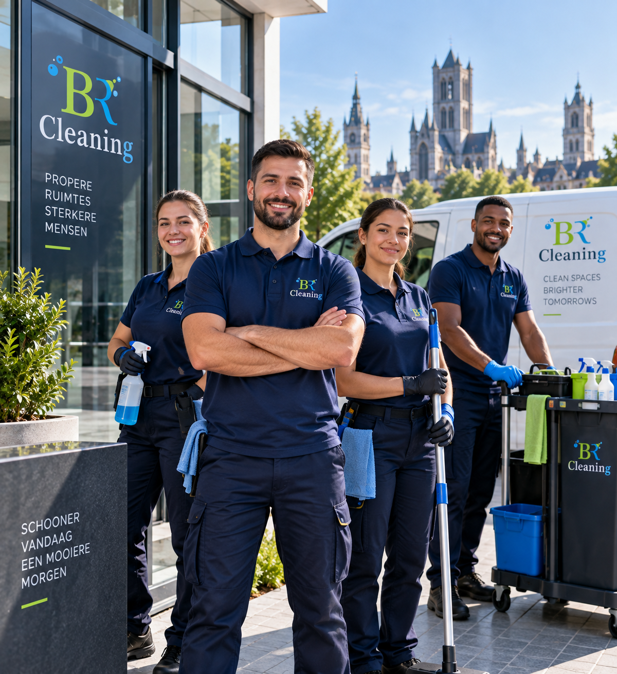 Professionele schoonmaak door BR Cleaning in Gent